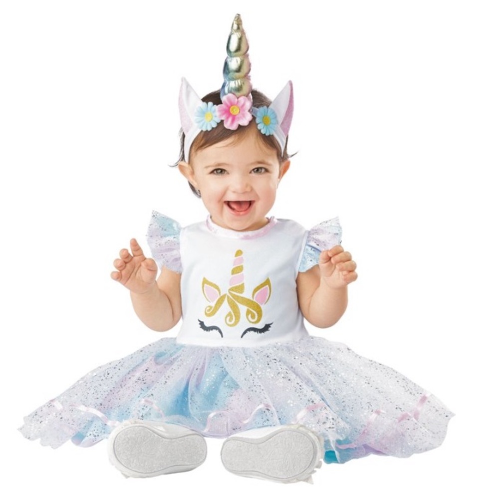 Infant Daydream Unicorn Rainbow Color Birthday Outfit